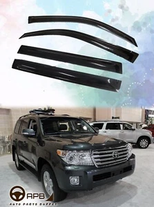 For Toyota Land Cruiser J200 07-21 Deflector Window Visors Guard Weather Shield - Picture 1 of 5