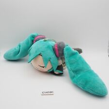 Hatsune Miku C1410C Vocaloid TAG Laying Nesoberi SEGA 7" Plush Toy Doll Japan