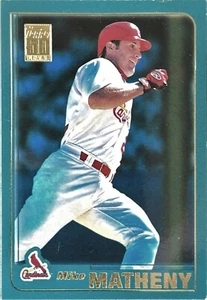 2001 Topps 50 Years #74 Mike Matheny - St. Louis Cardinals - Baseball Card - Picture 1 of 2