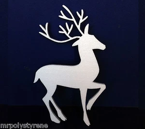 20 POLYSTYRENE DEER LARGE DESIGN 570MM HEIGHT 10MM THICK - Picture 1 of 1
