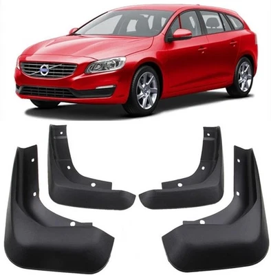 Protectores contra salpicaduras moldeados guardabarros para Volvo V60 2013-2018 genuinos nuevos delanteros y traseros Foto 1 de 4