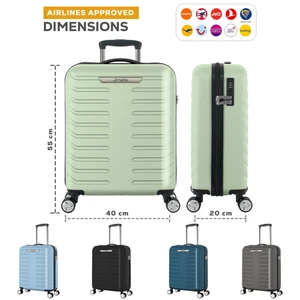 20 Zoll Handgepäckkoffer leichte Hartschale Reisegepäck Tasche 4 Rollen Trolley - Bild 1 von 65