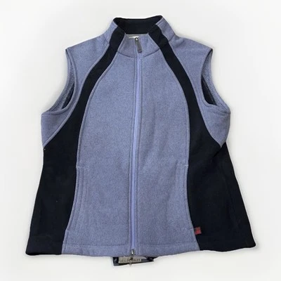 Chaleco Woolrich Mujer L Púrpura Vellón Sin Mangas Cremallera Completa Exterior Senderismo Cálido Foto 1 de 4