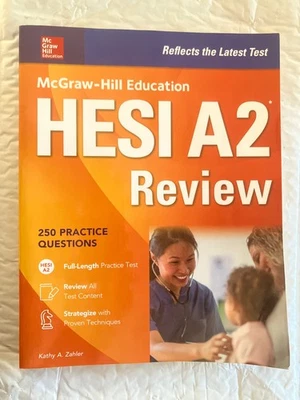 HESI A2 Review by Kathy A. Zahler (2017, Trade Paperback) - Image 1 of 2