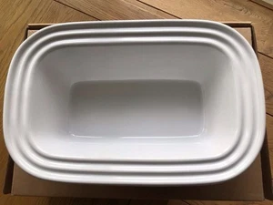 Le Creuset 10-23 Stoneware Loaf Pan White Rectangle Baking Dish NEW - Picture 1 of 5