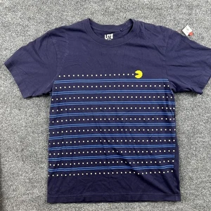 T-shirt Uniqlo UT Namco Museum Pac Uomo piccola blu stampa grafica - Foto 1 di 5
