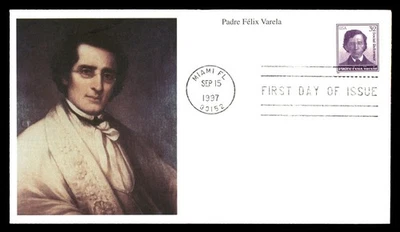 Mayfairstamps US FDC 1997 Padre Felix Varela First Day Cover aau_25667 - Image 1 of 2