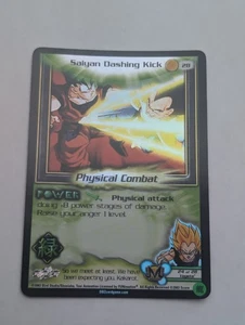 DBZ CCG Saiyan Dashing Kick Foil Limited 28 Dragonball Z TCG Score Kid Buu Saga - Picture 1 of 4