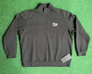 Lululemon Steady State mezza zip taglia XL Ping Identity nero NUOVO - Foto 1 di 6