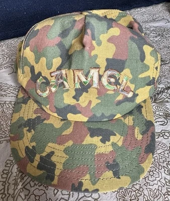 Gorra Camel Cigarettes Promo SnapBack Vintage Años 90 Camuflaje Bordado Foto 1 de 2