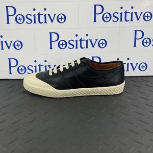 Bally Hombres Smitt Cuero Negro Parte Superior Baja Tenis Zapatos EE. UU. 8 Nuevo - Imagen 1 de 5