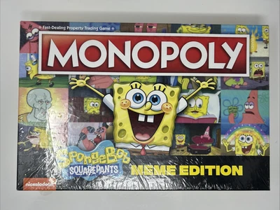 Monopoly Spongebob Squarepants Meme Edition - New Sealed - Image 1 of 4