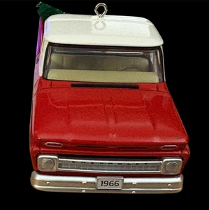 Hallmark All-American Trucks Ornament Series - 1966 Chevrolet® C-10 Pickup, 2020 - Picture 1 of 7