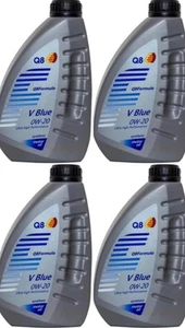 Q8 OLIO MOTORE 0W20 V BLUE ULTRA HIGH PERFORMANCE SINTETICO 4 LITRI COD 4835 - Foto 1 di 2
