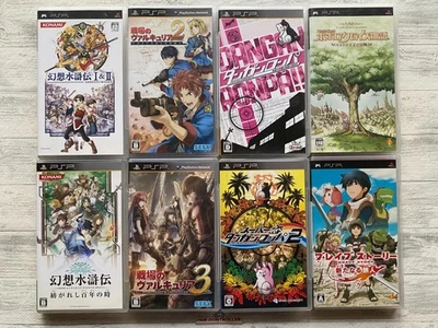 SONY PSP Genso Suikoden & Valkyria & Dangan ronpa & popolocrois & Brave Story - Image 1 of 4