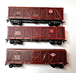 HO Set 3 Varney Stock Cars Pennsylvania, Missouri Pacific & Illinois Central - Bild 1 von 6