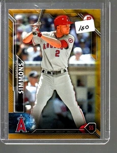 Andrelton Simmons 2016 Bowman #8 Gold Los Angeles Angels SP #/50 - Bild 1 von 2