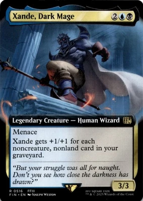 MTG Xande, Dark Mage (Extended Art) Normal NM FINAL FANTASY Magic 516 - Image 1 of 2