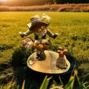Toriart handbemalt "Leapfrog" von Juan Ferrandiz US 624457 - Bild 1 von 6