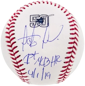 Fernando Tatis Jr Auto Official MLB 50th Anniversary Logoball 1st HR 4/1/19 JSA - Picture 1 of 7