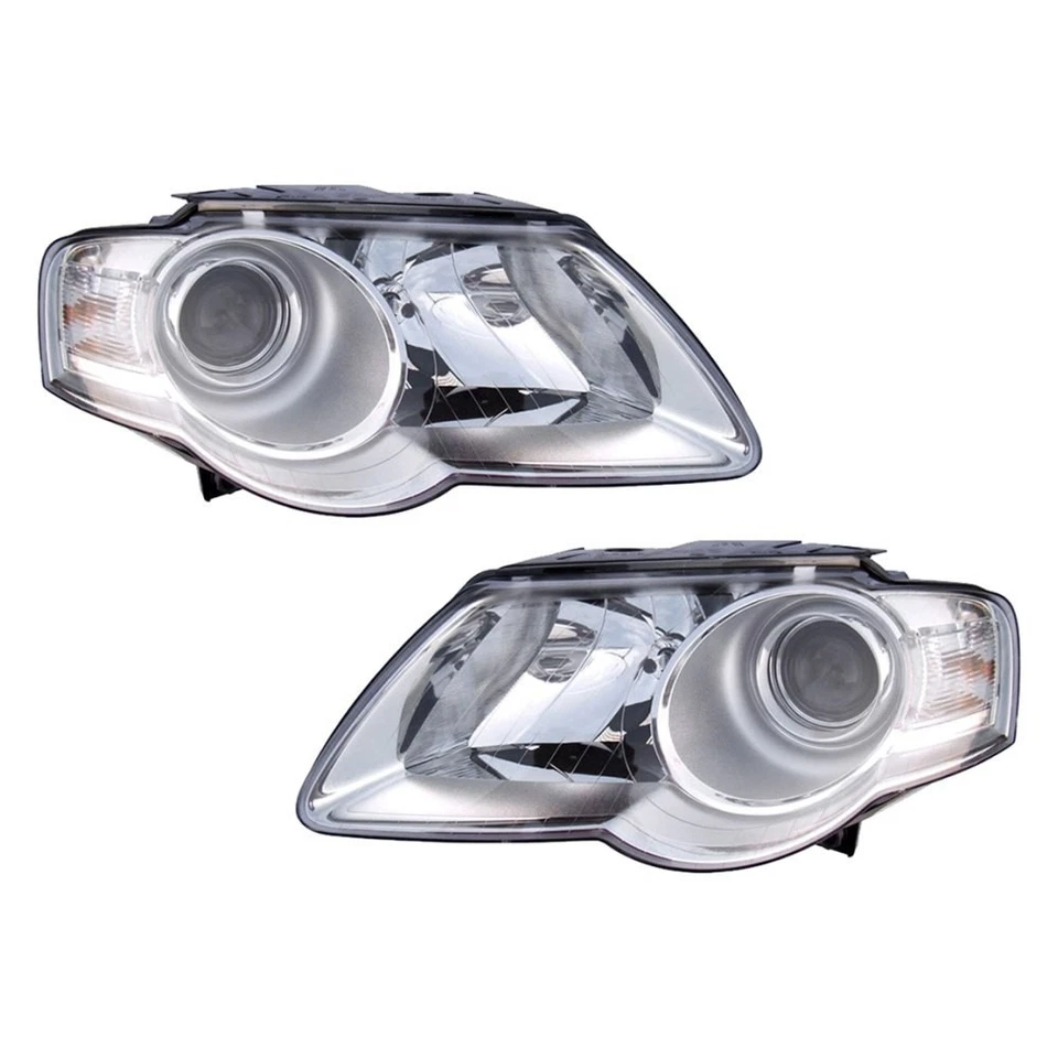 For Volkswagen Passat 06-10 Driver & Passenger Side Replacement Headlight Set Foto 1 de 1