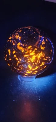 Mega esfera de piedra llama 115 mm, 4,5 pulgadas, 5,3 libras Foto 1 de 4