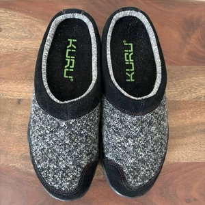 Scarpe slip on Kuru Draft lana grigio nero mulo arco plantare ciabatte ortopediche 8 - Foto 1 di 5