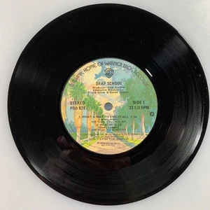 DEAF SCHOOL: What A Way To End It All + 3 TRACKS  7” 33⅓  Promo EP WB NOS RARE - Bild 1 von 2