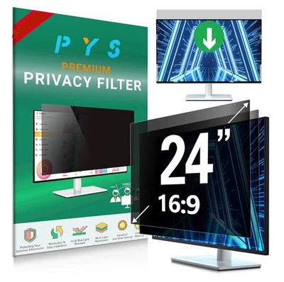 Filtro Schermo Privacy Computer 24 Pollici per Monitor Computer Rapporto d'Aspetto 16:9 - Immagine 1 di 4