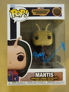 Signed Pom Klementieff Mantis Guardians Of The Galaxy Funko Pop SWAU COA - Picture 1 of 11