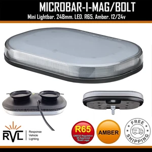 Barra de luz LED ámbar 12 / 24v Magnético / perno Luz estroboscópica de recuperación de baliza intermitente - Imagen 1 de 24