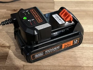 BLACK+DECKER 12V MAX Lithium Battery 1.5 Ah and 12V 20V Charger - Black & Orange - Picture 1 of 6