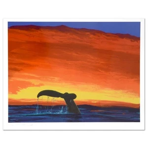 Sounding Seas Ltd. Ed. Lithograph by Famed Artist Wyland #'d Hand Signed, COA - Picture 1 of 2