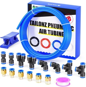 TAILONZ PNEUMATIC 12mm OD 8mm ID Polyurethan PU Luftschlauch Rohrset 10 Meter - Bild 1 von 9