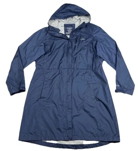Chaqueta de Lluvia LL Bean Trail Modelo Mujer’s Petite Grande Azul Marino Impermeable - Imagen 1 de 19