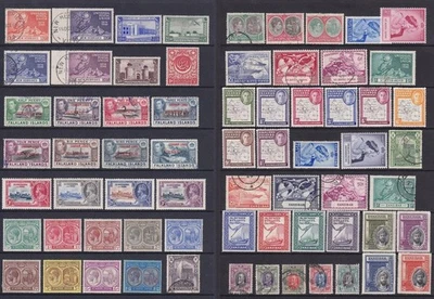 British Commonwealth GV, GVI Stamp Oddments MM, Used. Cat app £365 - Image 1 of 4