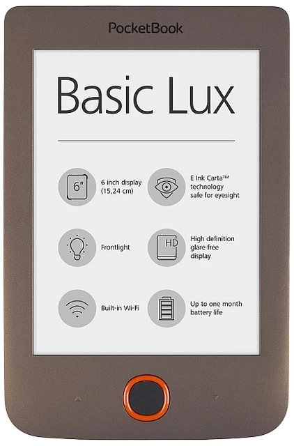 Pocket Book Basic Lux Braun B-WARE - Bild 1 von 1