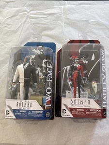 DC Collectibles The New Batman Adventures Two-Face & Harley Quinn Action Figures - Picture 1 of 2