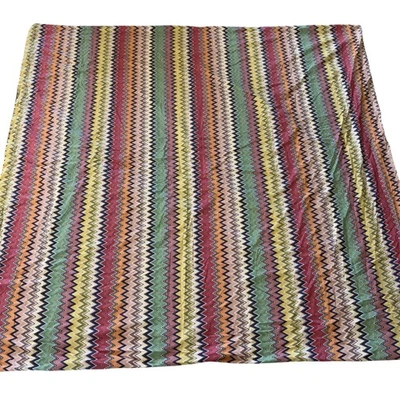 Missoni Home Italy Tibaldo Plaid Queen Duvet Cover 100% Cotton 82 x 82 - Image 1 of 4