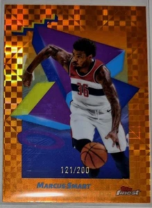 2024-25 TOPPS FINEST UNCOMMON MARCUS SMART ORANGE XFRACTOR 121/200 - Picture 1 of 2