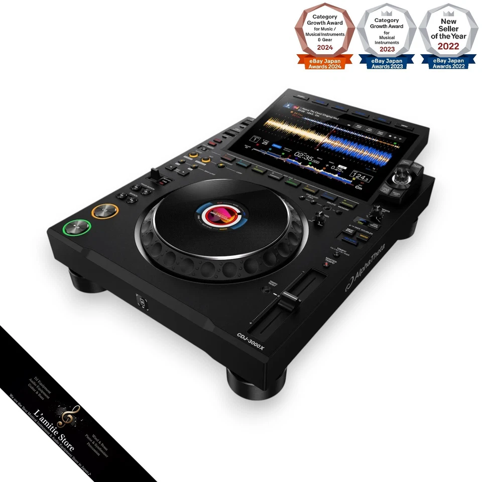 Pioneer AlphaTheta CDJ-3000X Pro DJ Multi Media Player CDJ3000X 3000 X Flagship - Image 1 of 4