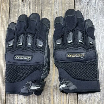 Icon Twenty-Niner 手套男式尺寸 3XL - XXXL - 黑色短袖 - VGC — 第 1/4 张图片