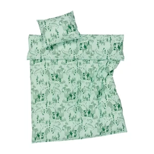 Moomin Duvet Cover Pillowcase Set 150x210cm Garden Party - Picture 1 of 4