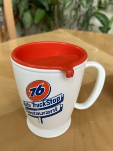 VINTAGE UNION 76 TANKSTELLE TRAVEL MUG SIPPY CUP Weltmarktführer Auto Truck Stop - Bild 1 von 6