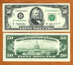 USA, $50, 1993, P-494, B (New York, NY) UNC - Picture 1 of 1