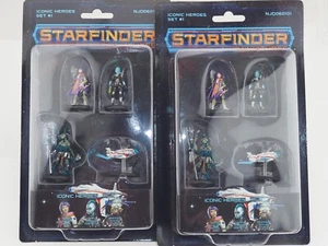 STARFINDER MINIATURES SET EROI ICONICI #1 X 2. SIGILLATO. VERDE 1088 - Foto 1 di 3