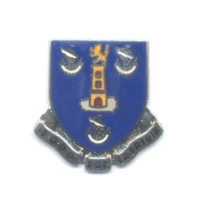 US Army 295th Infantry Regiment crest DUI badge, G23 Ira Greene Co. New York, NY - Picture 1 of 2