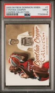 2000 SKYBOX DOMINION WNBA #7 CYNTHIA COOPER COLLECTION PSA 9 Houston Comets - Picture 1 of 2