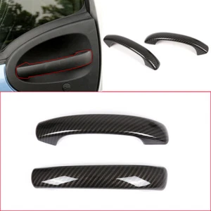 Carbon Fiber ABS Exterior Door Handle Panel Trim For Mercedes-Benz Smart 2009-15 - Picture 1 of 8