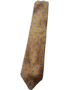 Jos A Bank Executive Collection Gold 100% Silk Tie New - Picture 1 of 4